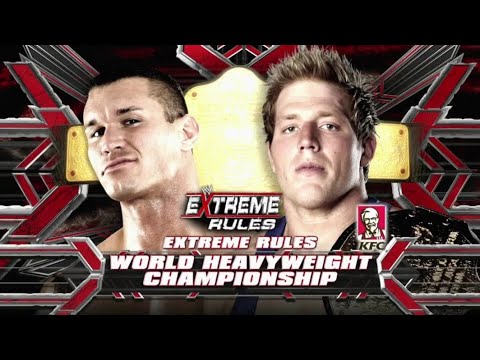 Story Of Jack Swagger Vs Randy Orton Extreme Rules 2010 