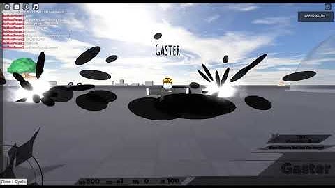 Roblox Gaster star glitcher showcase!