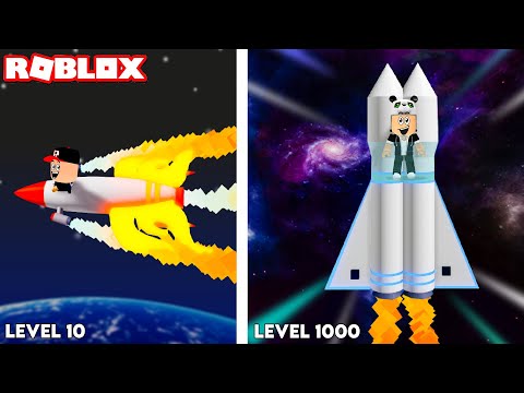 Yeni Roketler Aldık!! Artık İkimizde Hızlıyız - Panda ile Roblox 3-2-1 Blast Off Simulator