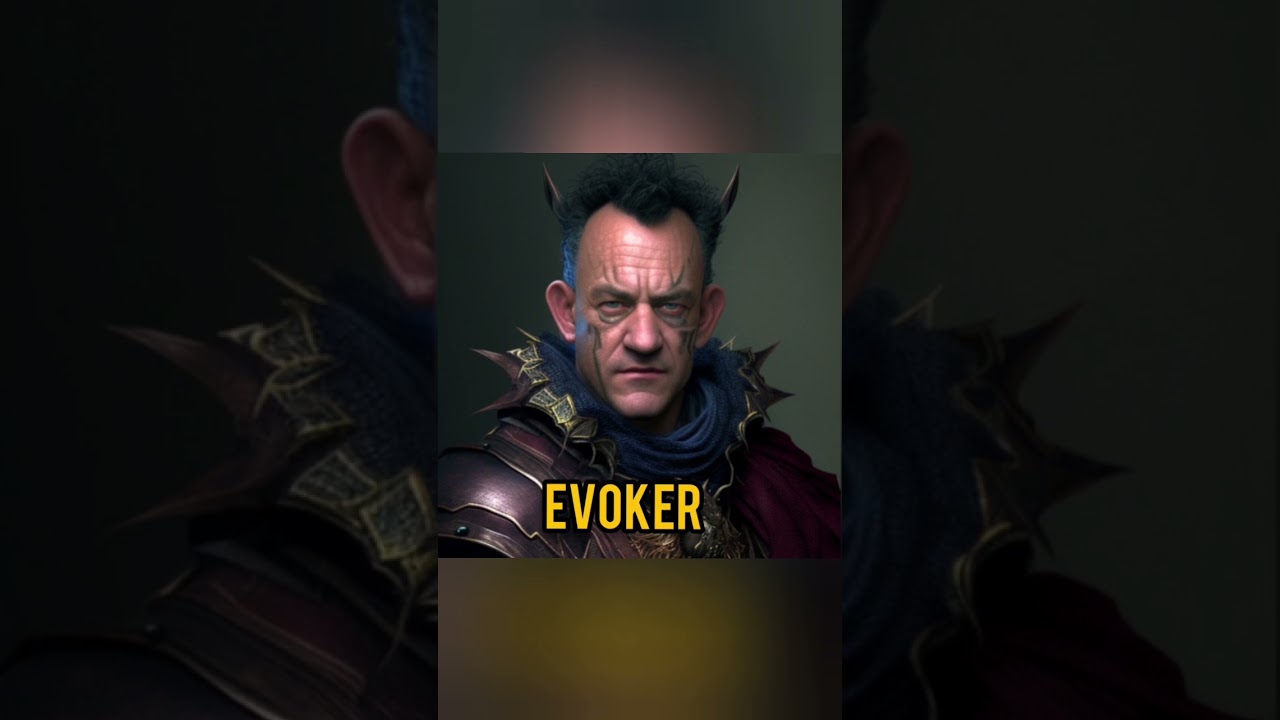 Ai picture generator Tom hanks into all playable World of Warcraft classes 