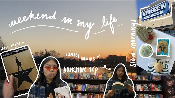 weekend in my life | our anniversary, bookstore haul, and sunset walks