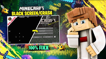 Minecraft Pojava | Black Screen & Crash 1.21 | Problem Solve 100% 