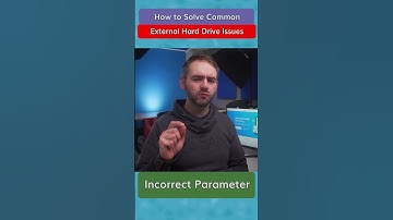 How to solve the hard drive problem - "Incorrect Parameters"? #wondershare #recoverit #harddrive