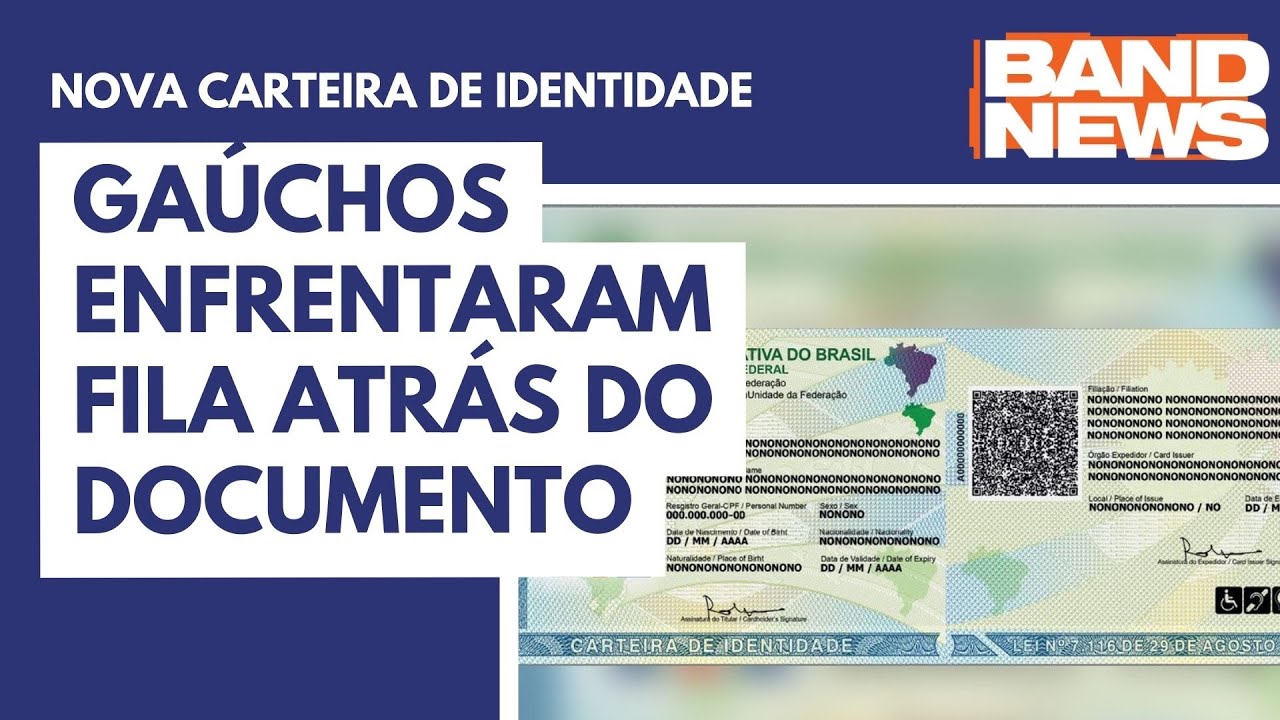 Nova carteira de identidade: RS já emitiu 448 mil documentos, aponta  balanço; saiba onde e como fazer, Rio Grande do Sul
