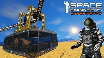 Space Engineers Experiments: Making A Gondola Lift
