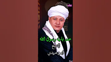 الشيخ ايمن هريدي عند باب رسول الله 