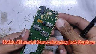 How to change any keypad Nokia mobiles phone USB charging port Jack easily