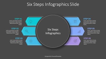 6 Steps Infographics Slide - Free Google Slides theme and PowerPoint template