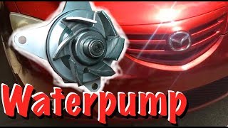 Water pump replacement on a Mazda 3