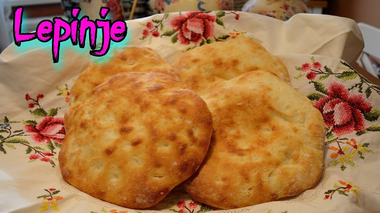NAJBOLJI  RECEPT ZA DOMACE LEPINJE - bolji nego iz pekare//FLADDENBROT//SERBIAN CEVAPCICI BREAD/2021