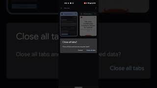 Tab Close Confirmation on Chrome for Android - Demo screenshot 1