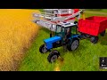 Farming Simulator 2017.Село Курай. Трактор Беларус МТЗ-82.1. Прицеп ПТС-6.