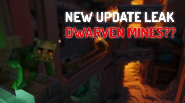 NEW Hypixel Skyblock Update Leak: Dwarven Mines