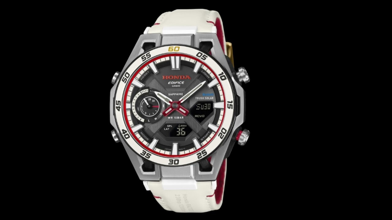 Casio launches Edifice ECB-2300HR-1A Honda F1 Special Edition for