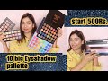 Top 10 big eyeshadow palette || starts 500 Rs.