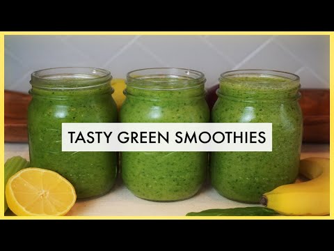 healthy-green-smoothies-recipes-(easy-breakfast-ideas)