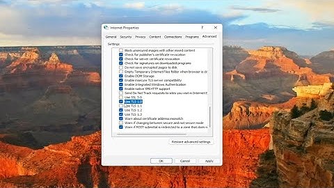 How to Disable TLS 1.0 in Windows 11/10