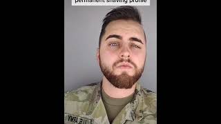 Shaving profile in the army