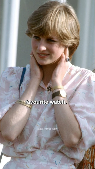 Princess Diana’s favorite watches #princessdiana #cartier #watch #royal #crown #royalfamily