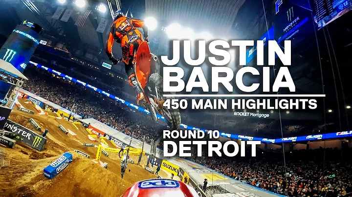 GoPro: Justin Barcia - 2022 Monster Energy Supercross - Detroit - 450 Main Event Highlights