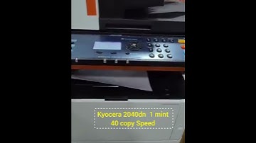 Kyocera m2040dn black printar High oulity and 1 mint 40 copy speed