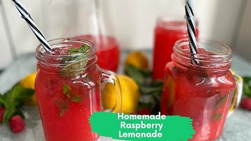How To Make Homemade Raspberry Lemonade//Refreshing Lemonade//Masof’s kitchen