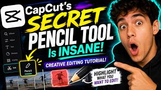 CapCut’s SECRET Pencil Tool Is INSANE! Creative Editing Tutorial! screenshot 2