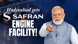 Live Pm Inaugurates The Safran Aircraft Engine Services India Facility In Hyderabad, Telangana