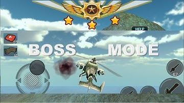 Gunship Strike 3D Boss Mode Helicopter Against UAV Harpy
