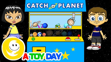 Claw Machine with PLANETS 🪐🌎 GAME for kids | How to Find and Learn 8 Planets in a Claw Crane Machine