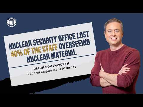 10.23.26 Nuclear Security Office Lost 40% of the Staff Overseeing Nuclear Material