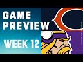 Chicago Bears vs. Minnesota Vikings | 2023 Week 12 Game Preview