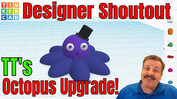 Upgrade your 3D printable Octopus Keychain | Shoutout TT for the mod!