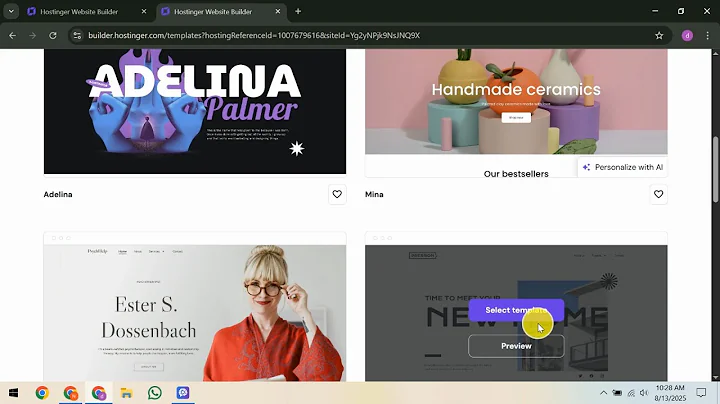 How To Change Template in Hostinger Website Builder