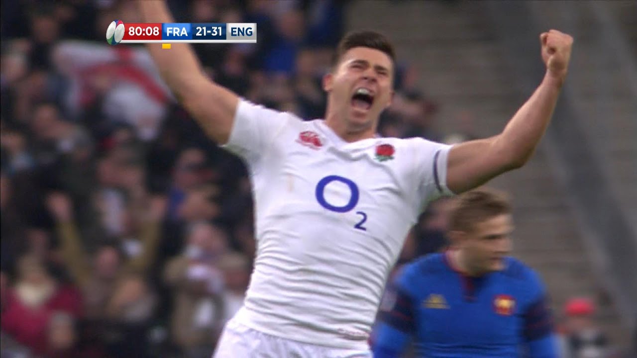 Celebration time: England at the final whistle! | RBS 6 Nations