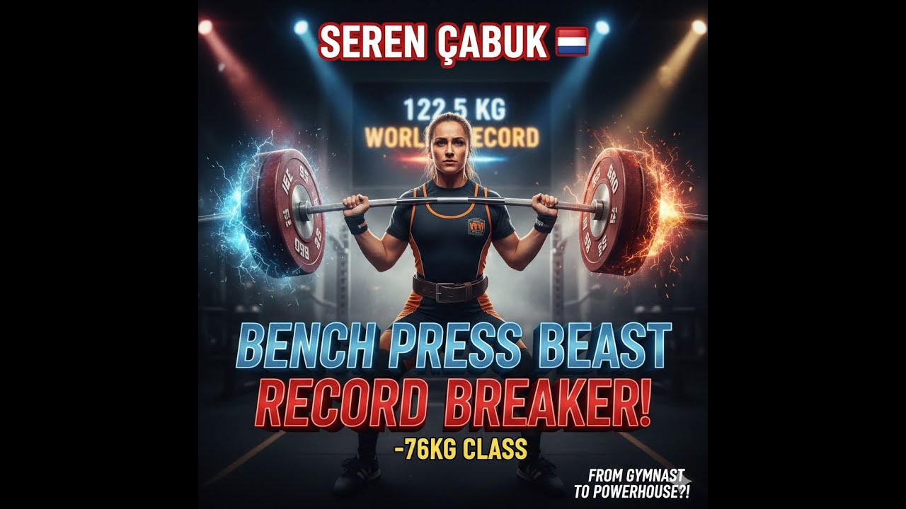 Seren Çabuk 🇳🇱 Bench Press Beast In The -76kg Class… From Gymnast To Record Breaker?!