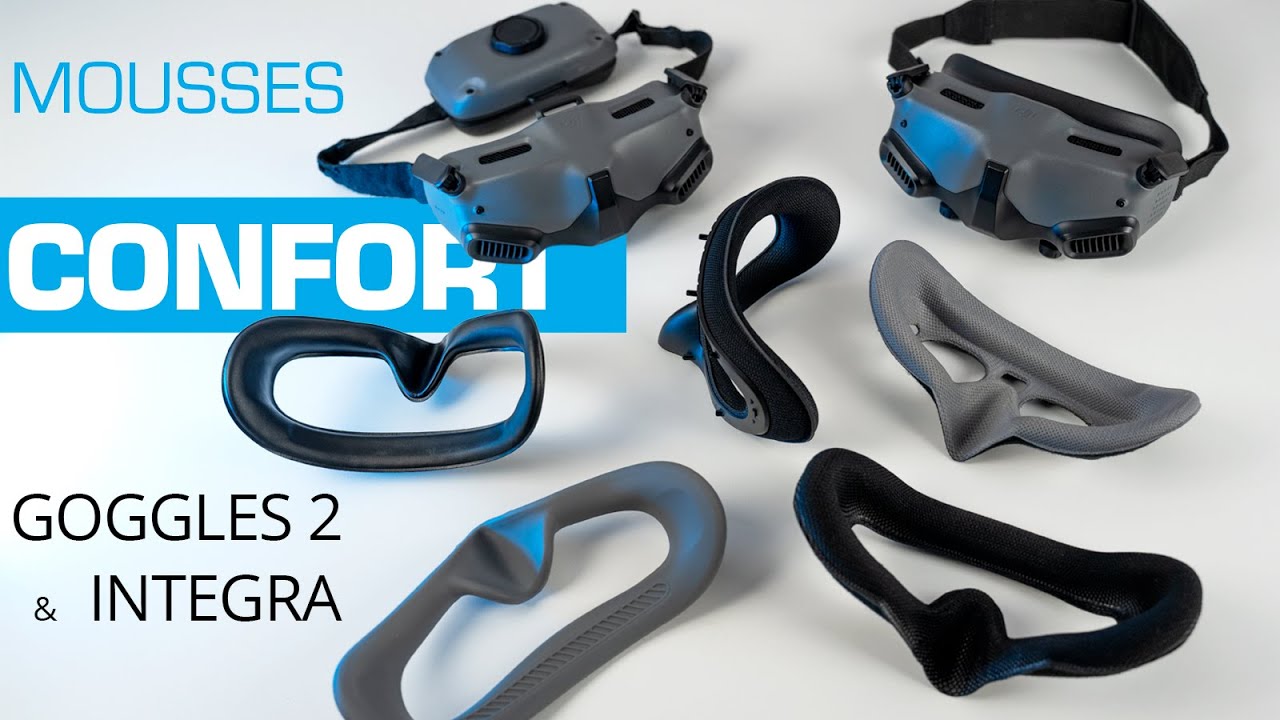 video Mousse pour lunettes DJI GOGGLES 2 et INTEGRA