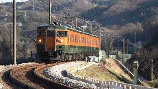 春の吾妻線を走行する115系・211系　　2017年4月