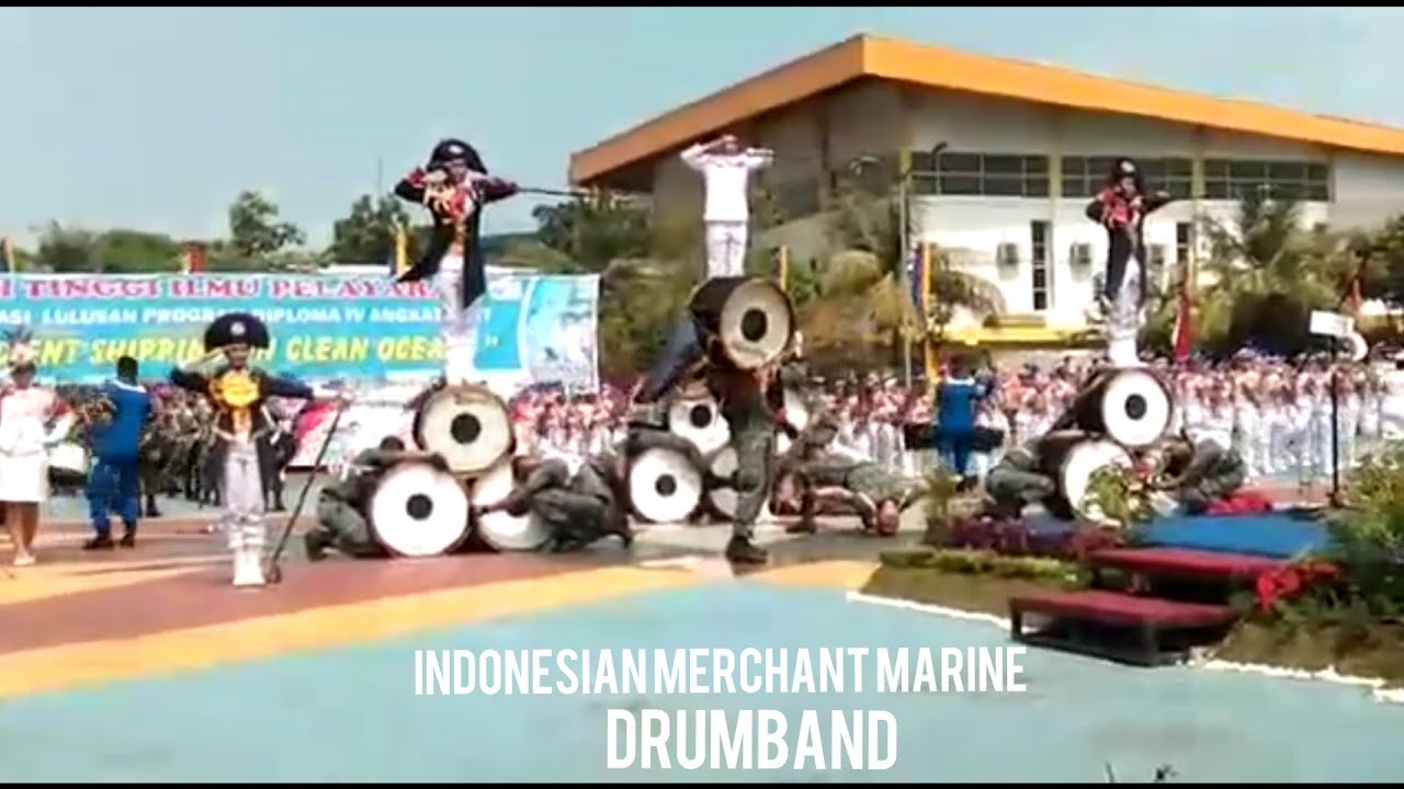 Indonesian Merchant Marine Drum  Band  Parade  2022 YouTube