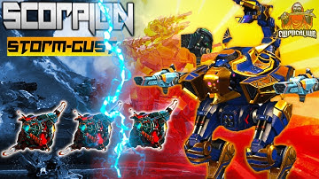 War Robots Techno Scorpion Storm Gust Gameplay With Legendary Pilot Ash Skarsgard