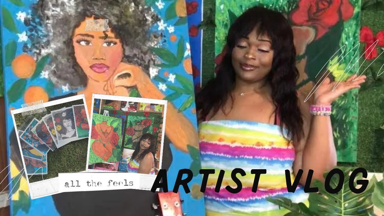 ART VLog 🎨🖌️ A Day in my life as a Artist & Small business owner - YouTube