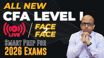 CFA Level 1 Live Classes | Full 2026 Curriculum | With Sanjay Saraf Sir