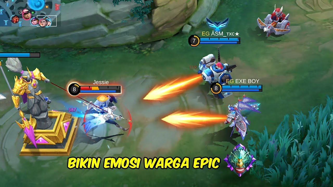 KUMPULAN MOMEN LUCU PARA ANOMALI RANK EPIC -Mobile legends exe meme
