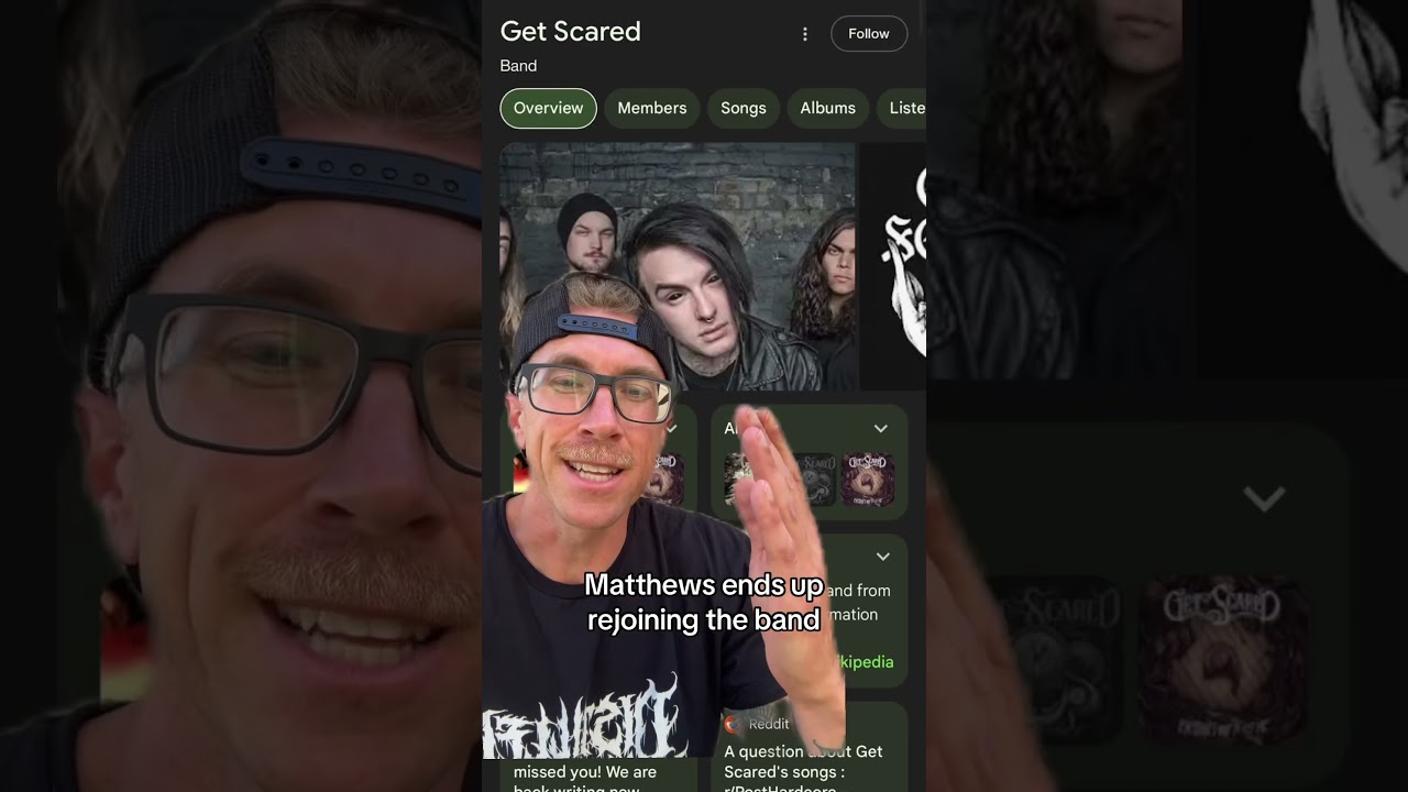 The band Get Scared is back!? 