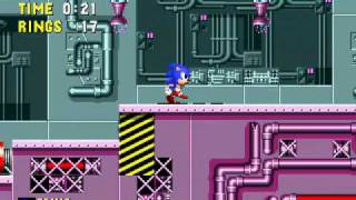 Sonic 1 - Hyper X (Sega Genesis Hack) Gameplay Part 6 (Scrap Brain Zone)