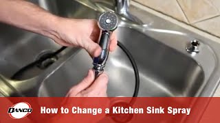 How to Change a Kitchen Sink Spray