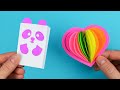 3 diy mini notebook  how to make mini notebook  paper craft