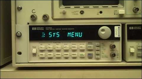 HP 33120A Function Generator