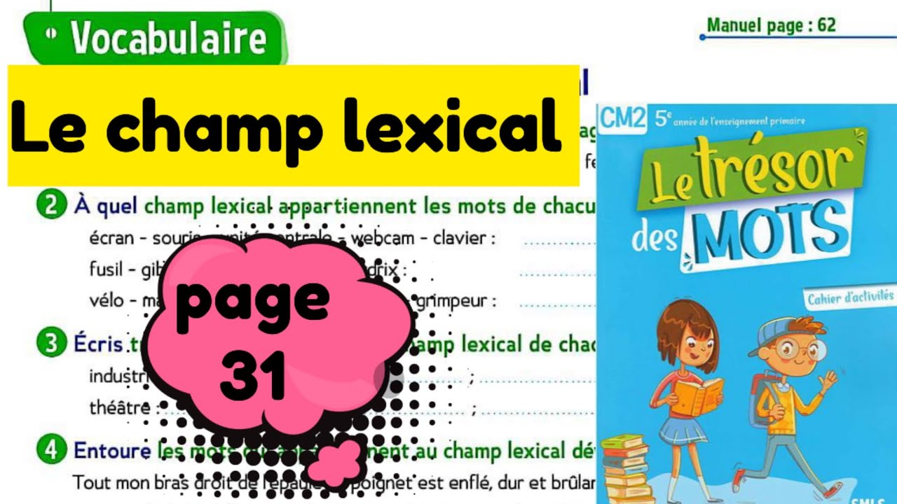 Page De Garde Cahier De Champs Lexicaux