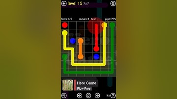 #FlowFree Regular Pack 7x7 level 15